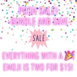SALE! BUNDLE AND SAVE!